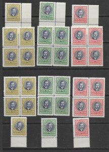 Romania 400-2 MNH set cpl. x 10, vf see desc. 2019 CV$135.00