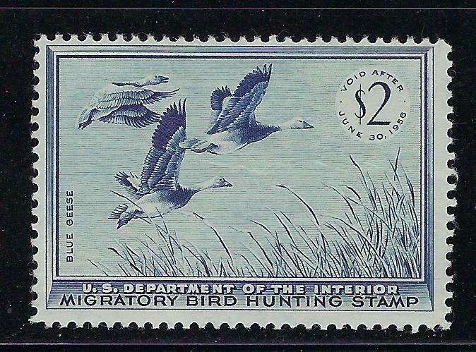 VEGAS - 1955 USA Federal Duck Stamp -# RW22 - MH, OG - Fine - Solid (DE53)