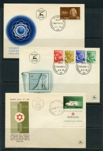 ISRAEL LOT Aii  OF 24 DIFFERENT FIRST DAY COVERS AS SHOWN