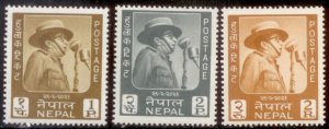 Nepal 1964 SC# 173-5 MNH-OG E170