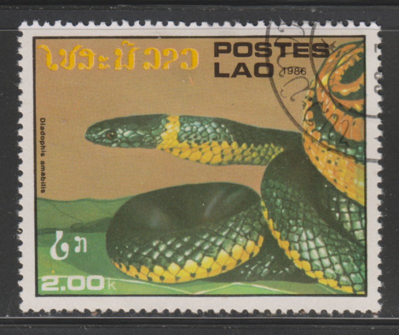 Laos 725 Snakes 1986