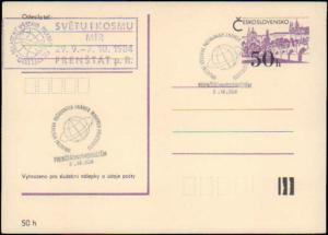 Czechoslovakia, Government Postal Card