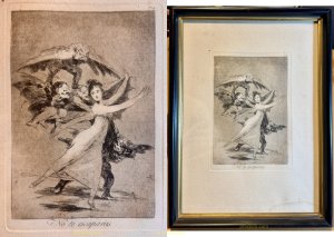 GRABADO GOYA - NO TE ESCAPARÁS - Nº72 ORIGINAL