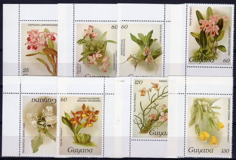 Guyana 1985 SG#1518/1533 ORCHIDS Centenary of Sanders Reichenbachia (16) MNH