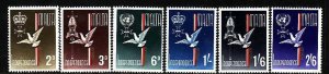 Malta-Sc#303-8- id10-unused VLH set-Birds-Independence-1964-