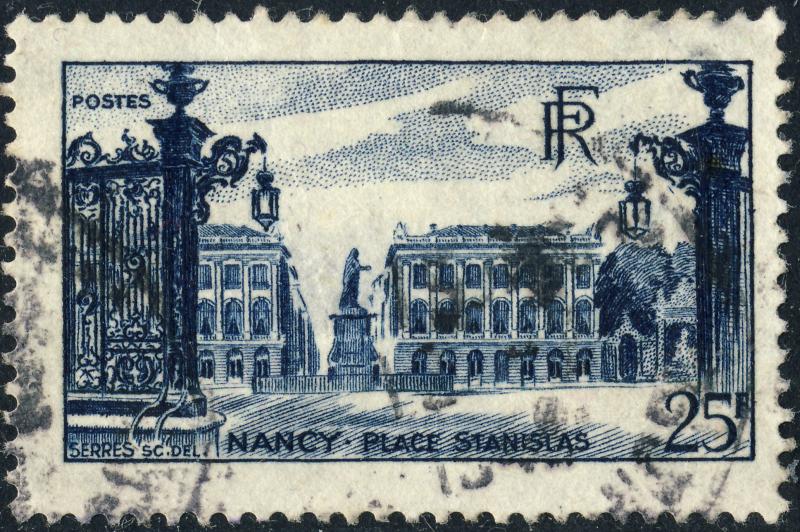 FRANCE - 1948 - Yv.822/Mi.762 25fr bleu - Oblitéré TB / FV Used