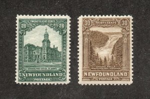 Newfoundland - Unitrade# 158 MLH + 159 MNH        /      Lot 0424168