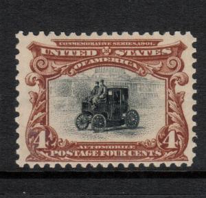 USA #296 Extra Fine Never Hinged