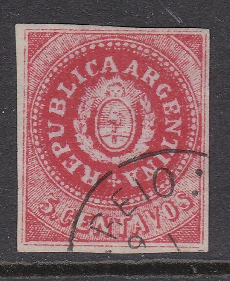 ARGENTINA  An old forgery of a classic stamp ...............................D783