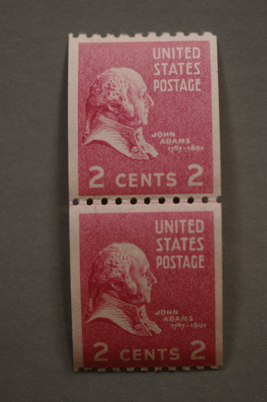 United States #850 Coil Line Pair MNH