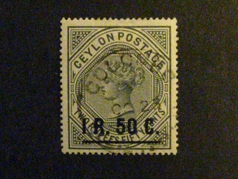  Ceylon #160 used  c203 101