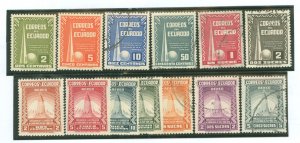 Ecuador #388-393/C80-C86 Used Single (Complete Set)