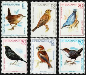 Bulgaria #3281-3286  MNH - Birds ()