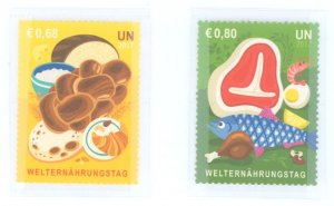 United Nations-Vienna #614-615 Mint (NH) Single