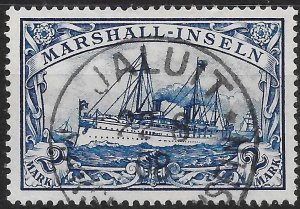 MARSHALL ISLANDS SGG21 1901 2m BLUE USED 