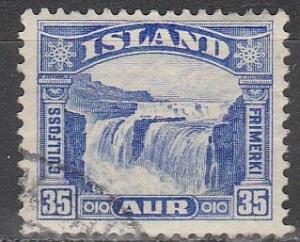 Iceland #172 F-VF Used CV $16.00  (S1822)