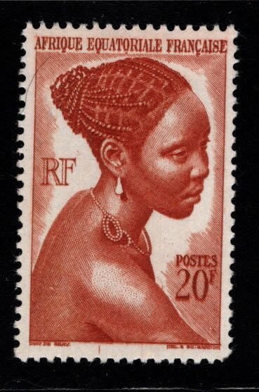 French Equatorial Africa Scott 183 MH* stamp