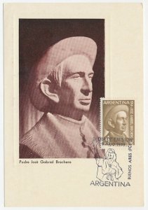 Maximum card Argentina 1964 Padre Jose Gabriel Brochero