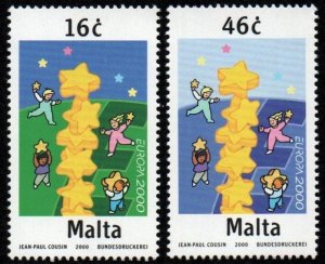 Malta # 1011 - 1012 MNH VF 