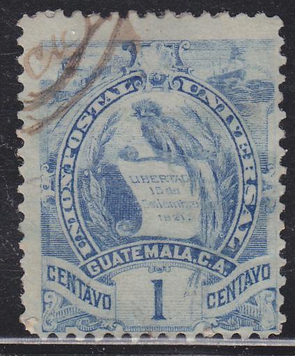 Guatemala 31 National Emblem 1886