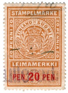 (I.B) Finland Revenue : Duty Stamp 20p