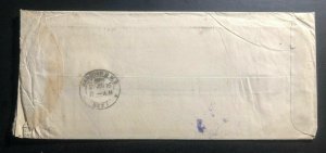 1916 Rangoon Burma India Missionary Cover To Baptist  Mission Boston MA USA C