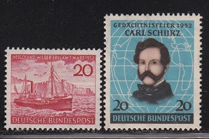 Germany scott # 690 - 691 set VF-OG mint never hinged scv $ 34 ! see pic !