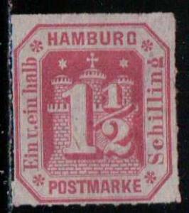 Hamburg 25 - Unused, Never Hinged