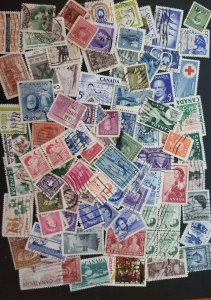 CANADA Used Vintage Stamp Lot zz-25