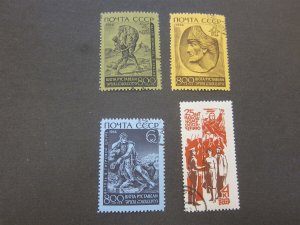 Russia 1966 Sc 3235-7,3256 sets FU