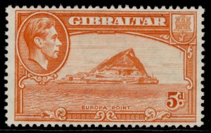 GIBRALTAR GVI SG125c, 5d red-orange, NH MINT.