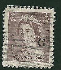 Canada #O33   -1 used  1953  PD