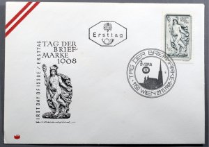 Austria #B324 First Day Cover Semi-Postal Stamp Day