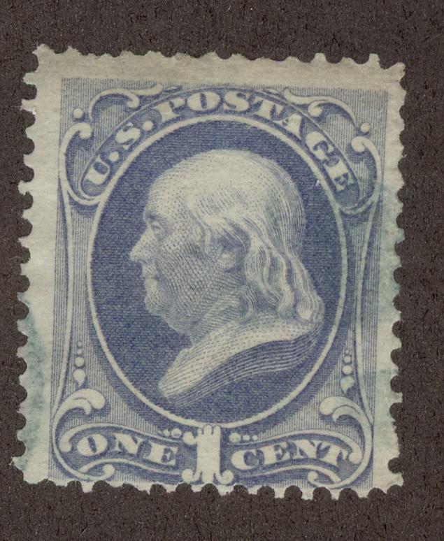 UNITED STATES SC# 156 AVF U 1873 Blue Cancel