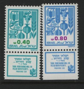 ISRAEL  805-806    MNH  TAB