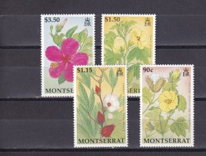 SA07b Montserrat 1994 Hibiscus Flowers and Fruits mint stamps CV$15