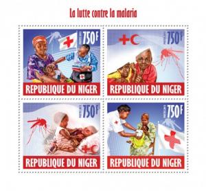 NIGER 2013 SHEET MALARIA RED CROSS nig13612a