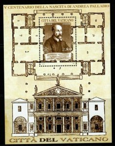 VATICAN CITY SGMS1549 2008 ANDREA PALLADIO(ARCHITECT) MNH