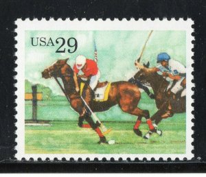 2759 * POLO ~ SPORTING HORSES *   U.S. Postage Stamp MNH