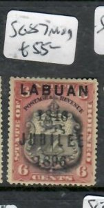 LABUAN  6C JUBILEE ARMS    SG 87       MOG   P0507A H