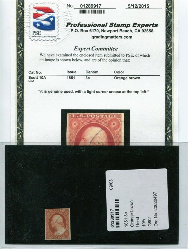 #10A ORANGE BROWN  with PSE cert  cv$160.00