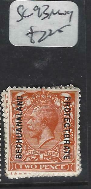 BECHUANALAND  (PP1904B)  KGV ON GB 2D  SG  93   MOG