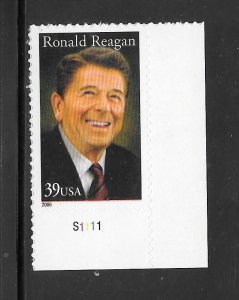 #4078 MNH Plate # Single