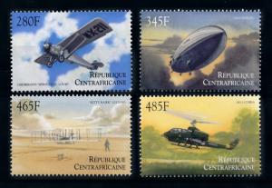 [78788] Central African Republic 2000 Aviation Aircrafts Hindenberg  MNH