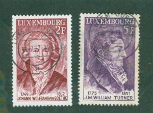 Luxembourg 593-4 USED BIN $1.00