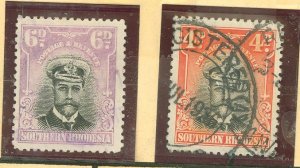 Southern Rhodesia #6-7 Used Single (King)