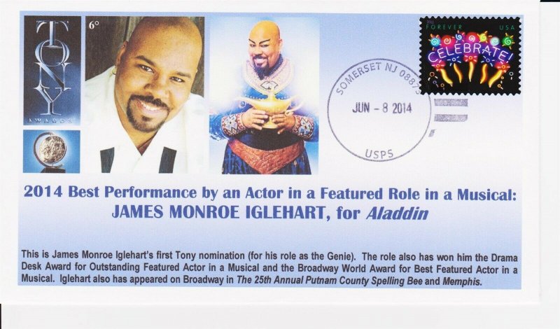 6° Cachets 2014 Tony Award Winner James Monroe Iglehart for Aladdin