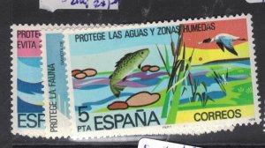 Spain  FIsh SC 2016-2019 MNH (3fet)