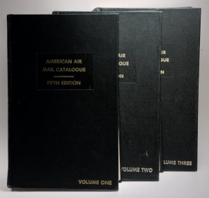 American Air Mail Catalogue 5th Edition 1-3 Hardcover 1974 Philatelic Guidance