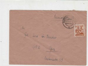 Germany 1948 Allied Occupation to Thuringia Alsfeld Cancel Stamps Cover ref23211